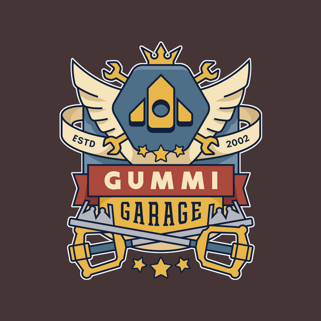 The Gummi Garage Emblem-None-Removable Cover-Throw Pillow-LAGELANTEE