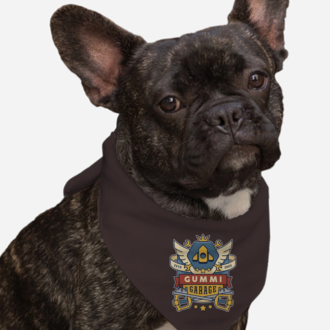 The Gummi Garage Emblem-Dog-Bandana-Pet Collar-LAGELANTEE