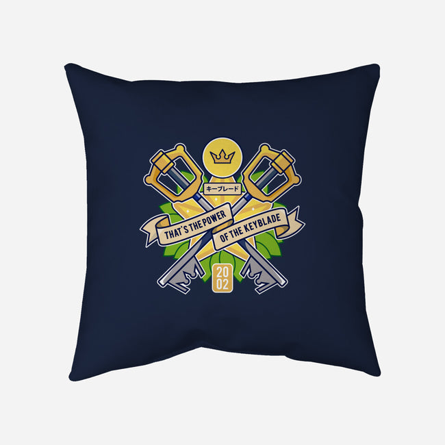 Power Of The Keyblade-None-Removable Cover-Throw Pillow-LAGELANTEE