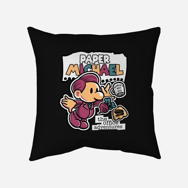 Paper Michael-None-Removable Cover w Insert-Throw Pillow-estudiofitas