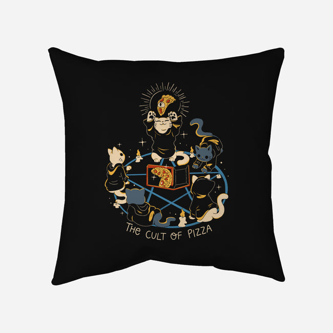 The Cult Of Pizza-None-Removable Cover w Insert-Throw Pillow-yumie