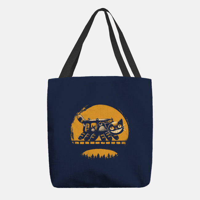 Late Night Ride-None-Basic Tote-Bag-naomori