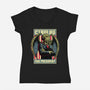 Cthulhu For President-Womens-V-Neck-Tee-Studio Mootant