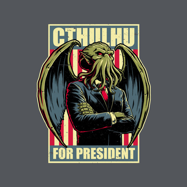 Cthulhu For President-Womens-V-Neck-Tee-Studio Mootant