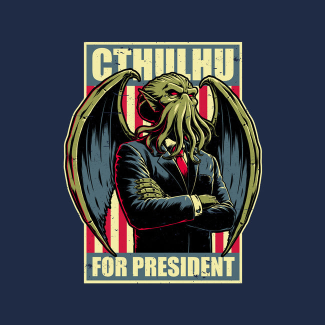 Cthulhu For President-Womens-Racerback-Tank-Studio Mootant