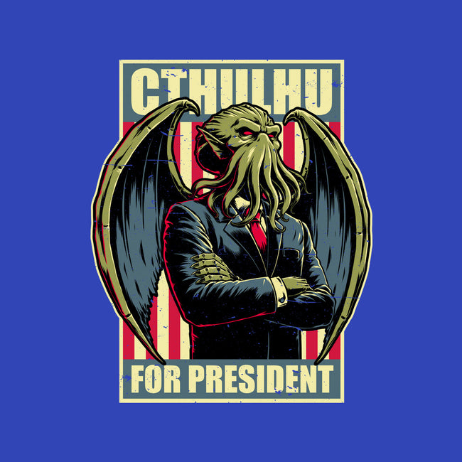 Cthulhu For President-Womens-Fitted-Tee-Studio Mootant