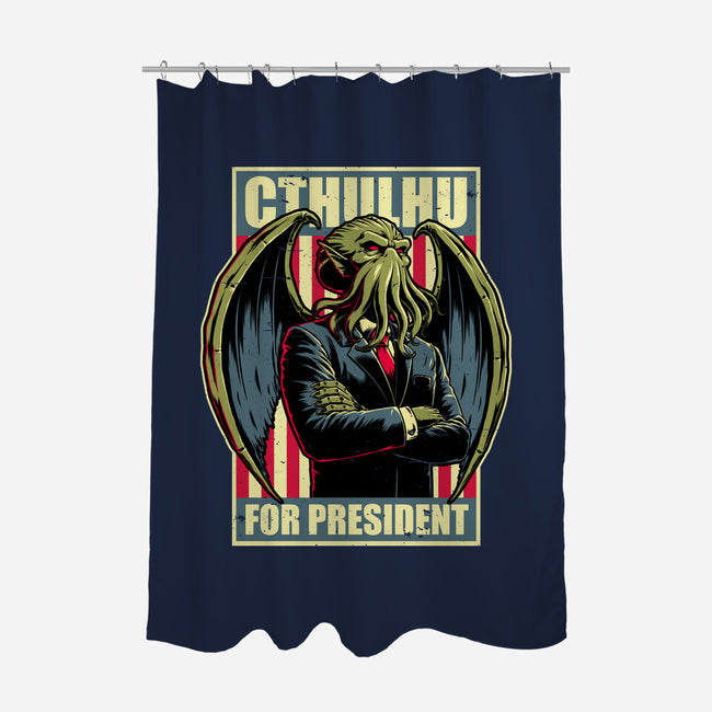 Cthulhu For President-None-Polyester-Shower Curtain-Studio Mootant