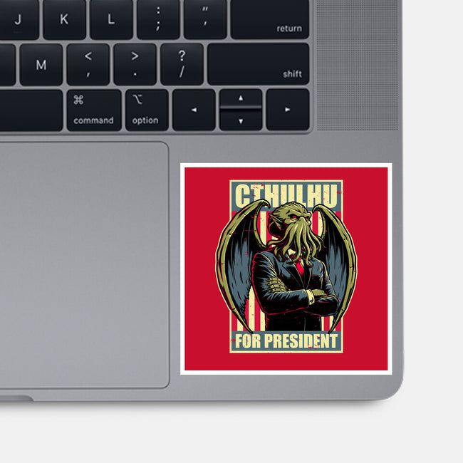 Cthulhu For President-None-Glossy-Sticker-Studio Mootant