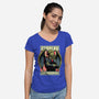 Cthulhu For President-Womens-V-Neck-Tee-Studio Mootant