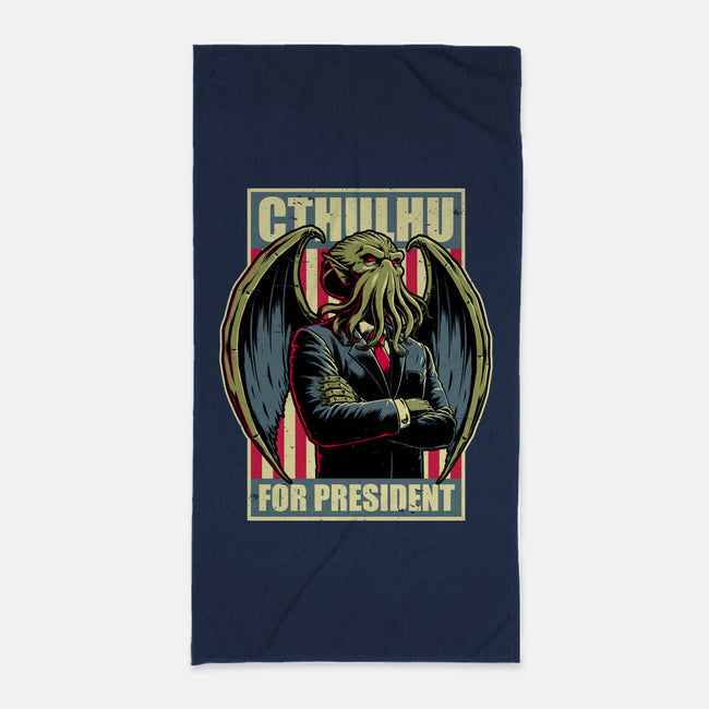 Cthulhu For President-None-Beach-Towel-Studio Mootant