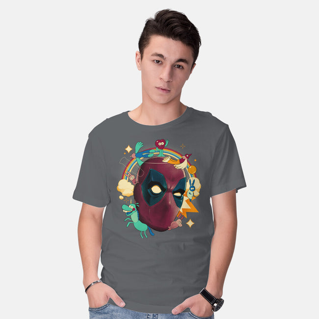 Imaginary Pool Friends-Mens-Basic-Tee-Bruno Mota