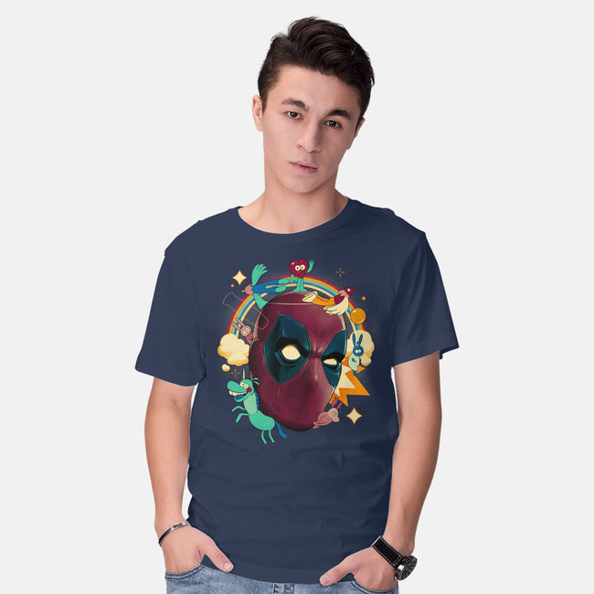 Imaginary Pool Friends-Mens-Basic-Tee-Bruno Mota