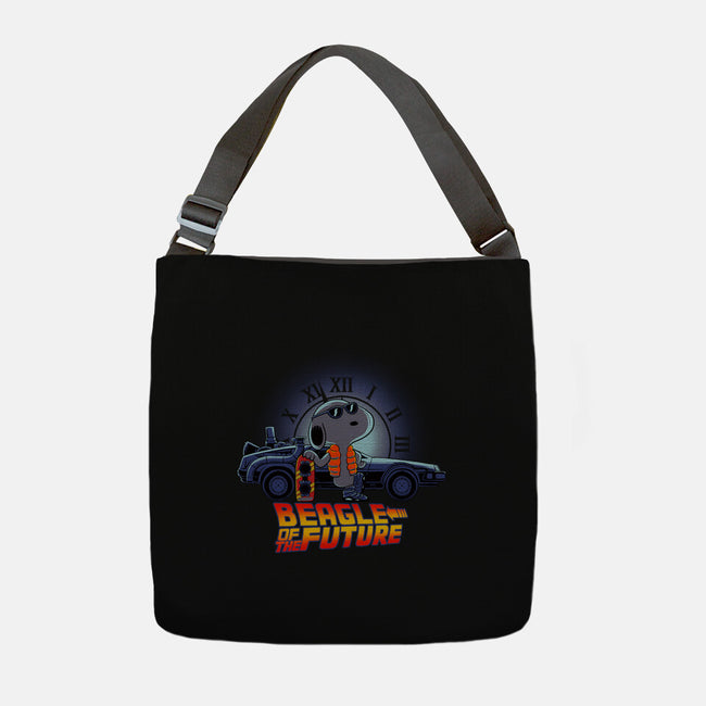 Beagle Of The Future-None-Adjustable Tote-Bag-rmatix