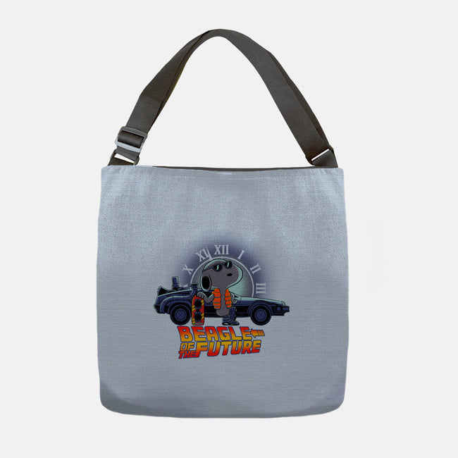 Beagle Of The Future-None-Adjustable Tote-Bag-rmatix