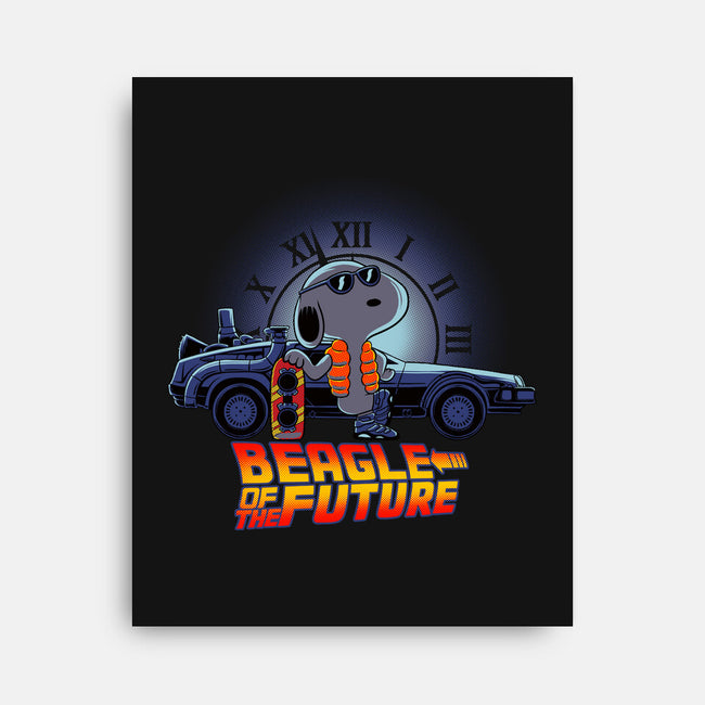 Beagle Of The Future-None-Stretched-Canvas-rmatix