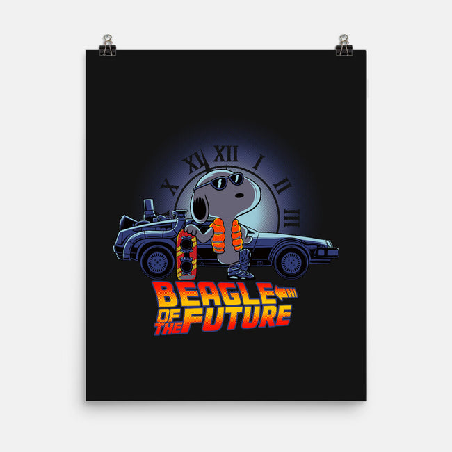 Beagle Of The Future-None-Matte-Poster-rmatix