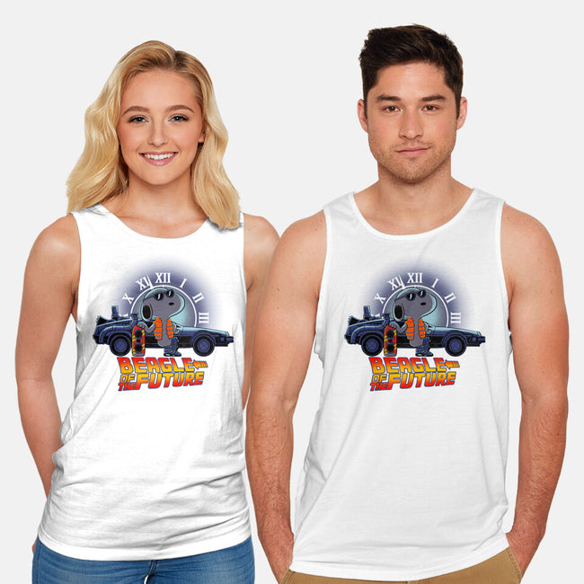 Beagle Of The Future-Unisex-Basic-Tank-rmatix