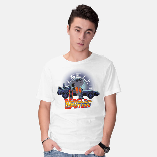 Beagle Of The Future-Mens-Basic-Tee-rmatix