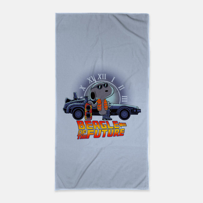 Beagle Of The Future-None-Beach-Towel-rmatix