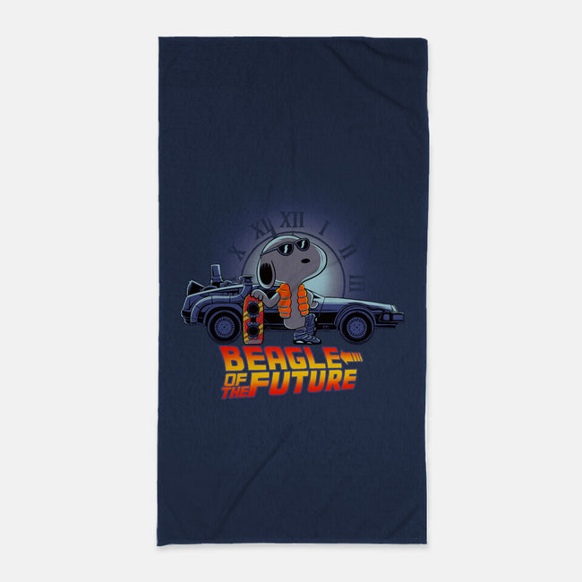 Beagle Of The Future-None-Beach-Towel-rmatix