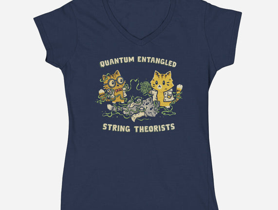 Quantum Entangled String Theorists