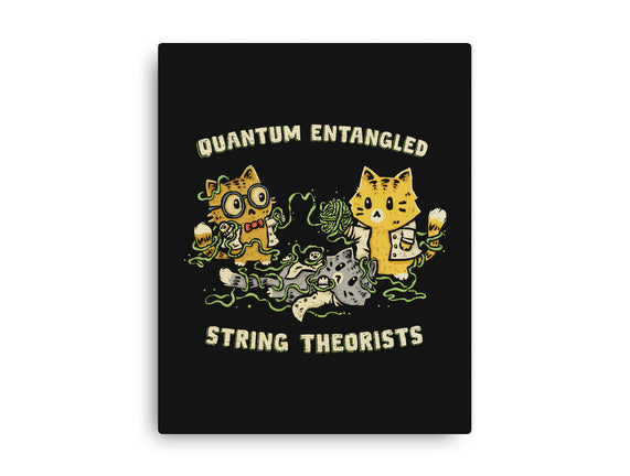 Quantum Entangled String Theorists