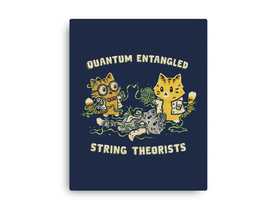 Quantum Entangled String Theorists