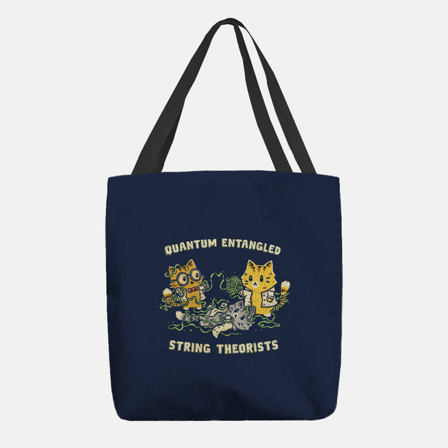 Quantum Entangled String Theorists-None-Basic Tote-Bag-kg07