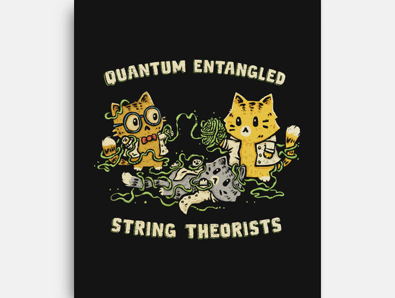 Quantum Entangled String Theorists