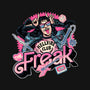 The Freak-Womens-V-Neck-Tee-glitchygorilla