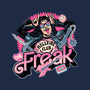 The Freak-Womens-V-Neck-Tee-glitchygorilla