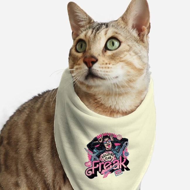 The Freak-Cat-Bandana-Pet Collar-glitchygorilla