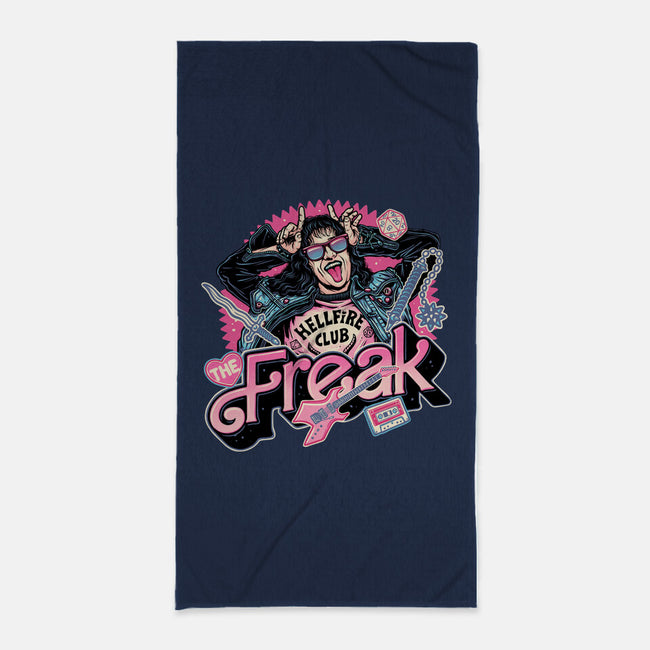 The Freak-None-Beach-Towel-glitchygorilla