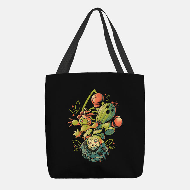 Digital Cactus Evolution-None-Basic Tote-Bag-Arigatees