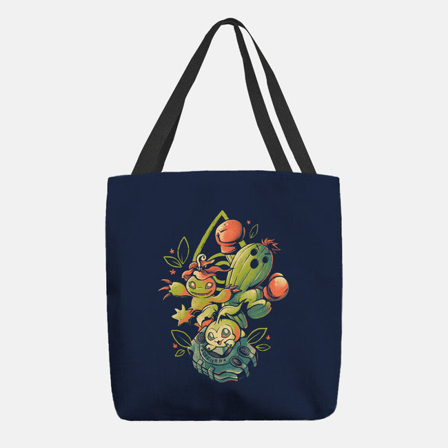 Digital Cactus Evolution-None-Basic Tote-Bag-Arigatees