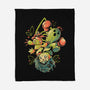 Digital Cactus Evolution-None-Fleece-Blanket-Arigatees