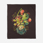 Digital Cactus Evolution-None-Fleece-Blanket-Arigatees