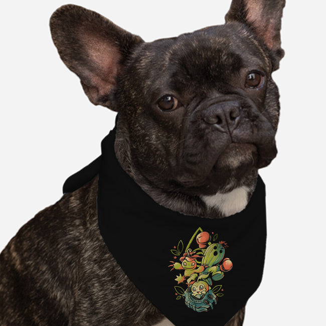 Digital Cactus Evolution-Dog-Bandana-Pet Collar-Arigatees