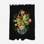 Digital Cactus Evolution-None-Polyester-Shower Curtain-Arigatees