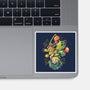 Digital Cactus Evolution-None-Glossy-Sticker-Arigatees