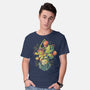 Digital Cactus Evolution-Mens-Basic-Tee-Arigatees