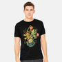 Digital Cactus Evolution-Mens-Heavyweight-Tee-Arigatees