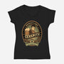 Shiny Beer-Womens-V-Neck-Tee-retrodivision