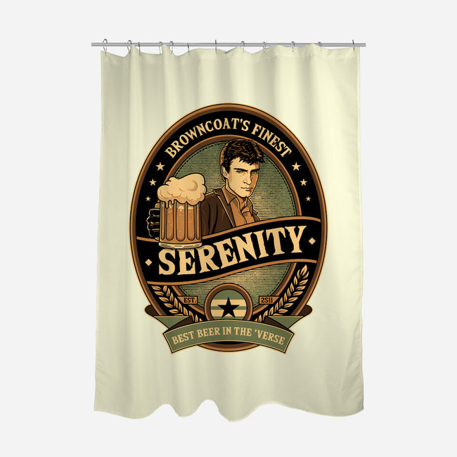 Shiny Beer-None-Polyester-Shower Curtain-retrodivision