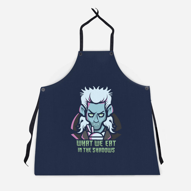 What We Eat In The Shadows-Unisex-Kitchen-Apron-jrberger