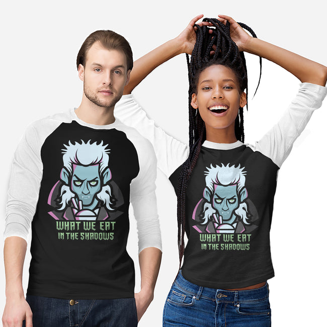 What We Eat In The Shadows-Unisex-Baseball-Tee-jrberger