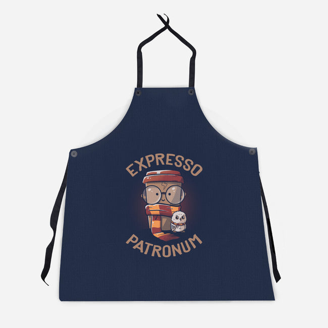 Expresso Patronum-Unisex-Kitchen-Apron-koalastudio