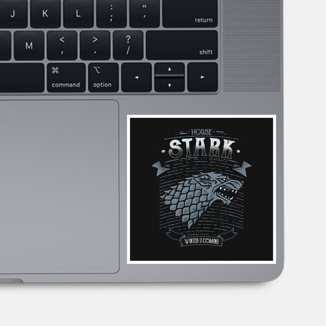 House Stark-None-Glossy-Sticker-teesgeex