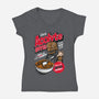 Acolyte Bytes-Womens-V-Neck-Tee-Wheels