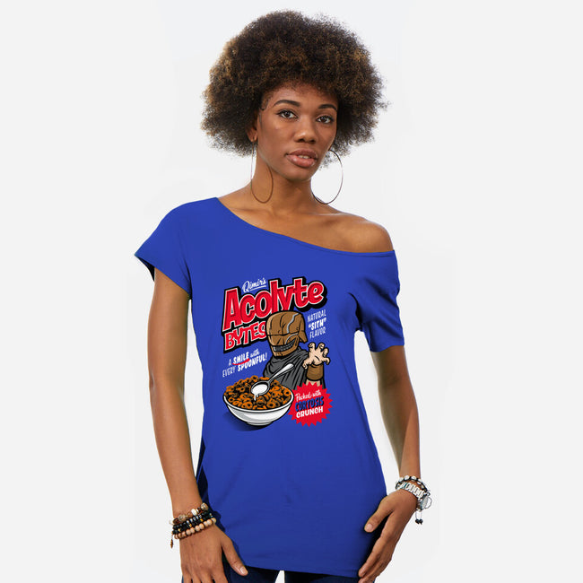 Acolyte Bytes-Womens-Off Shoulder-Tee-Wheels